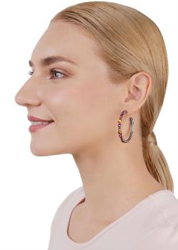 Coralline/Orange - Water Cascade earrings - Konplott